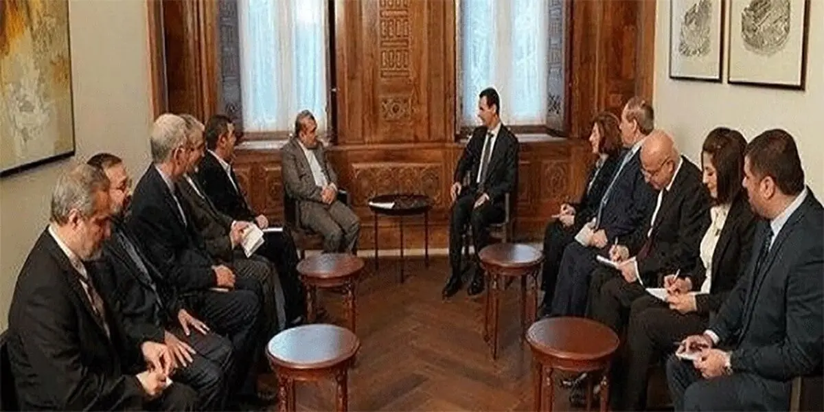 دستیار ارشد ظریف با «بشار اسد» دیدار کرد