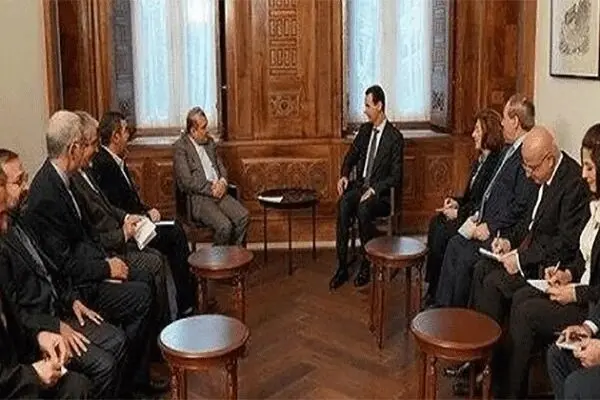 دستیار ارشد ظریف با «بشار اسد» دیدار کرد