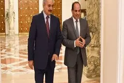 پیغام مهم سیسی برای خلیفه حفتر