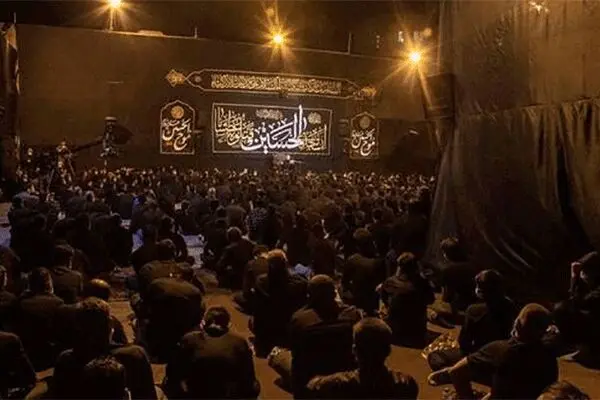 تصاویر: شب اول محرم؛ هیئت موج‌ الحسین(ع)