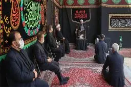 تصاویر: عزاداری متفاوت هیأت دولت در فضای باز