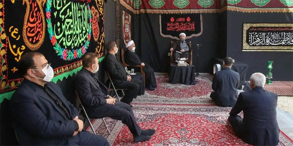 تصاویر: عزاداری متفاوت هیأت دولت در فضای باز