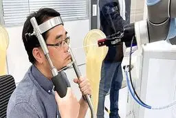 آزمایش کرونا به وسیله ربات