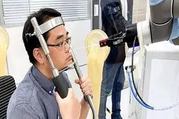 آزمایش کرونا به وسیله ربات