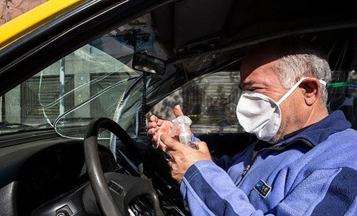 رانندگان تاکسی فاقد ماسک جریمه می‌شوند