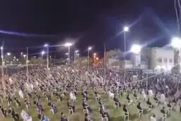 فیلم: عزاداری شیعیان عربستان در شب عاشورا