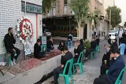 عزاداری کنار بالین شهدای گمنام