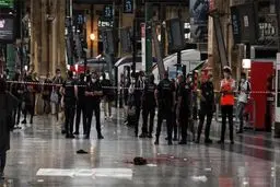 چاقوکشی در ایستگاه قطار پاریس