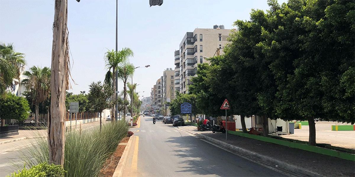 عکس: خیابان شهید سلیمانی در بیروت
