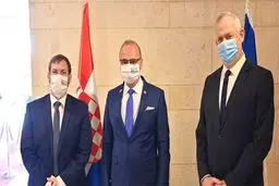 رایزنی ضد ایرانی وزیر جنگ صهیونیست‌ها با مقام کروات