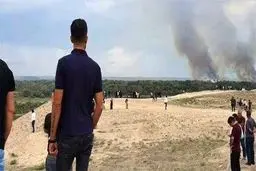 عکس: ازدحام جمعیت برای تماشای جنگ قره‌باغ