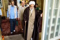 عکس: شیخ حسین به منزل رفت
