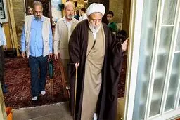 عکس: شیخ حسین به منزل رفت