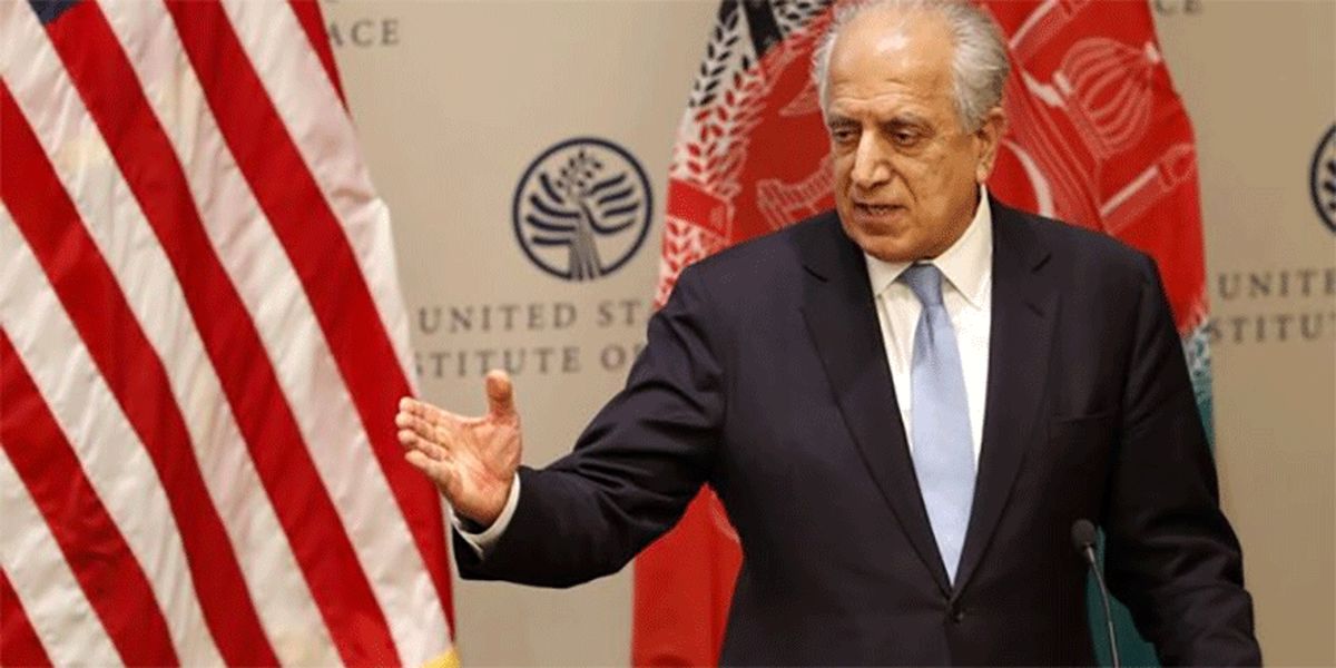 خلیلزاد: آمریکا در مذاکرات میان دولت افغانستان و طالبان غایب است
