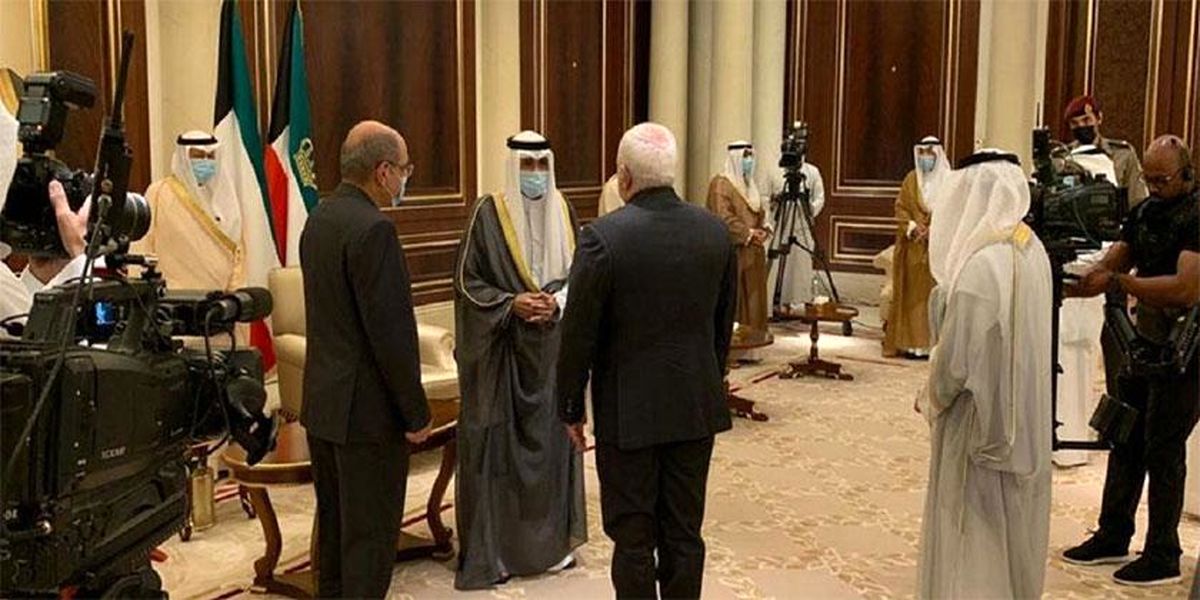 دیدار ظریف با امیر جدید کویت