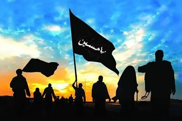 طولانی‌ترین پرچم حشدالشعبی بر دوش زائران اربعین