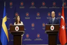 مشاجره لفظی وزرای خارجه ترکیه و سوئد بر سر سوریه