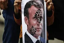 وحشت مکرون از تحریم کالاهای فرانسوی