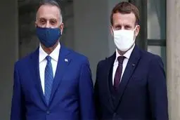 تاکید ماکرون و الکاظمی بر ادامه مبارزه با تروریسم