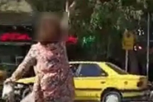 زن قانون‌شکن در نجف‌آباد، دستگیر شد