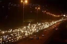 جاده چالوس شبها مسدود است