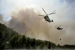 آتش‌سوزی در جنگل‎‌های جنوب ترکیه