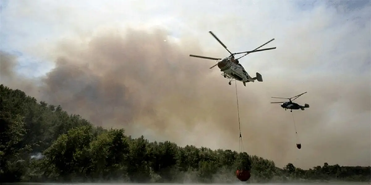 آتش‌سوزی در جنگل‎‌های جنوب ترکیه