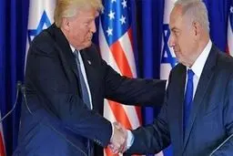 صهیونیست‌ها دستان ترامپ را می‌فشارند