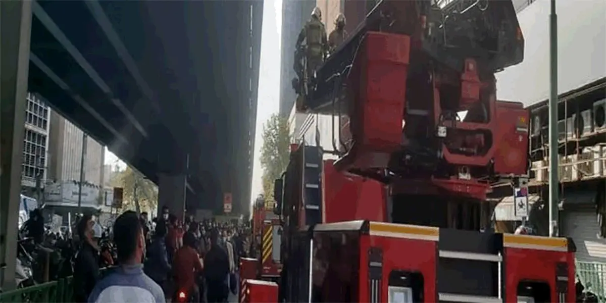 آتش‌‌‌سوزی پاساژ علاء‌الدین مهار شد