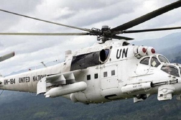 سقوط بالگرد سازمان ملل ۷ کشته بر جا گذاشت