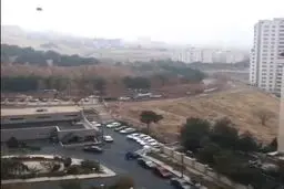 فیلم: بارش برف پاییزی در تهران