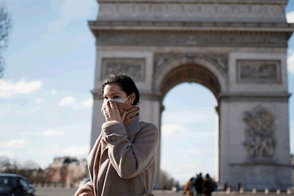 فرانسه اولین کشور اروپایی با بیش از ۲ میلیون مبتلا به کرونا