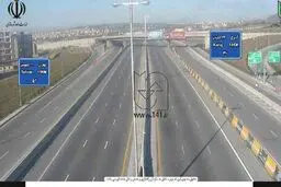 تردد با پلاک تهران در آزادراه تهران-شمال ممنوع