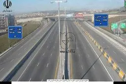 تردد با پلاک تهران در آزادراه تهران-شمال ممنوع