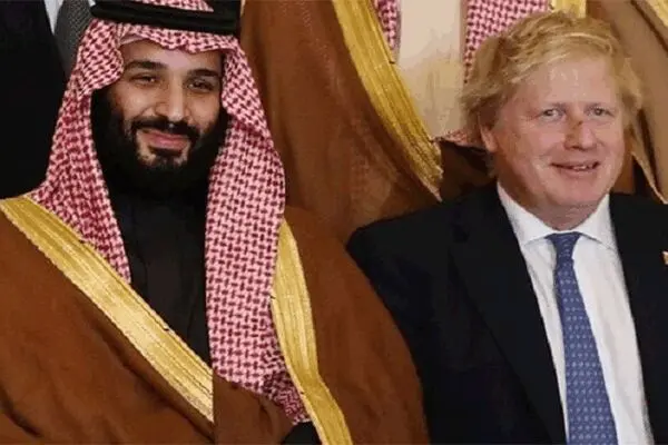 رایزنی تلفنی بوریس و بن سلمان
