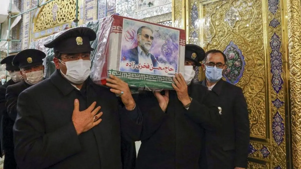 عکس: شهید فخری زاده در جوار امام زاده صالح(ع) دفن می‌شود