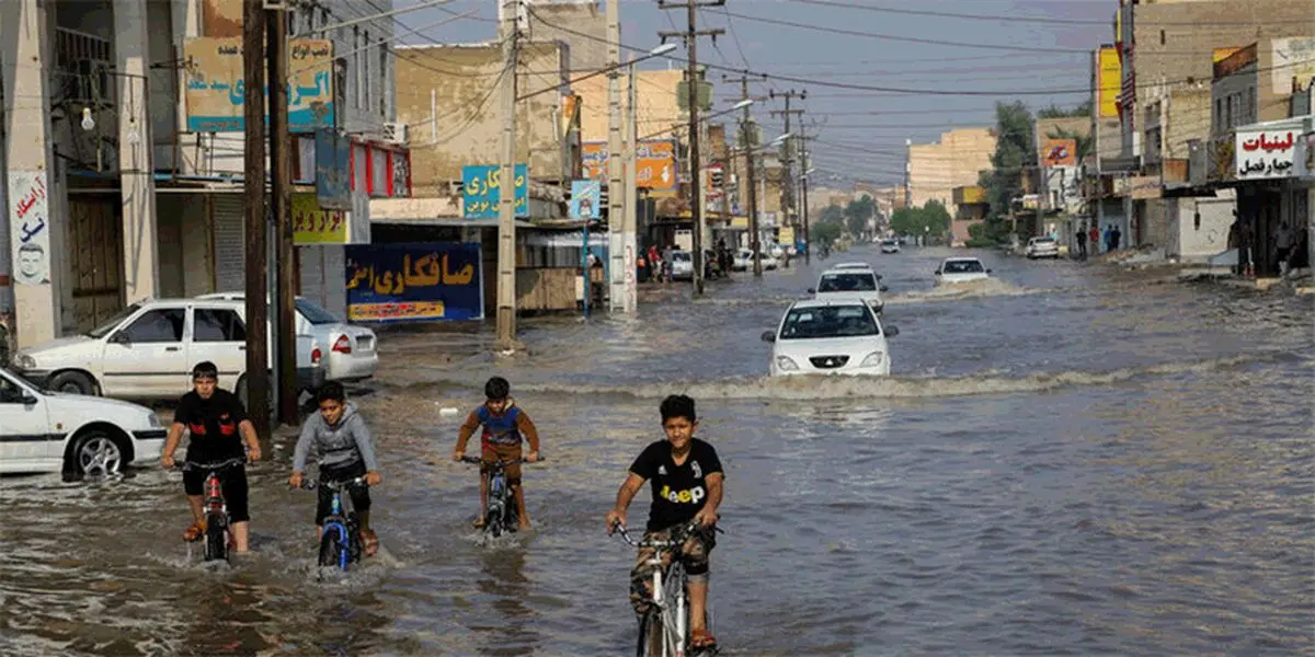 قلب خوزستان در آب