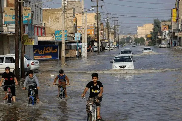 قلب خوزستان در آب