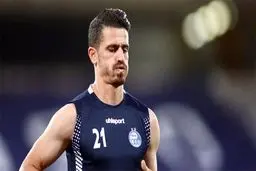 ووریا غفوری مصدوم شد