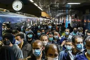 مترو دوباره شلوغ شد