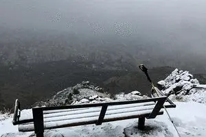 بارش برف پاییزی در مناطق شمالی پایتخت