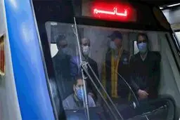 تصاویر: نماینده بهداشت جهانی در متروی تهران