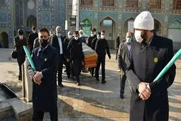 پیکر علی‌اصغر زارعی به خاک سپرده شد