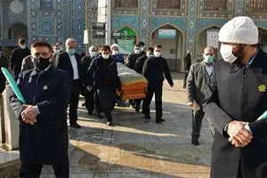 پیکر علی‌اصغر زارعی به خاک سپرده شد