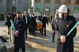 پیکر علی‌اصغر زارعی به خاک سپرده شد