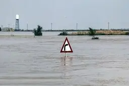 مدیریت را سیل برد!