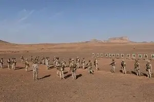 تمرینات نظامی مشترک عربستان و آمریکا در عربستان