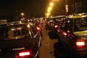 عکس: ترافیک سنگین در آزادراه تهران - کرج