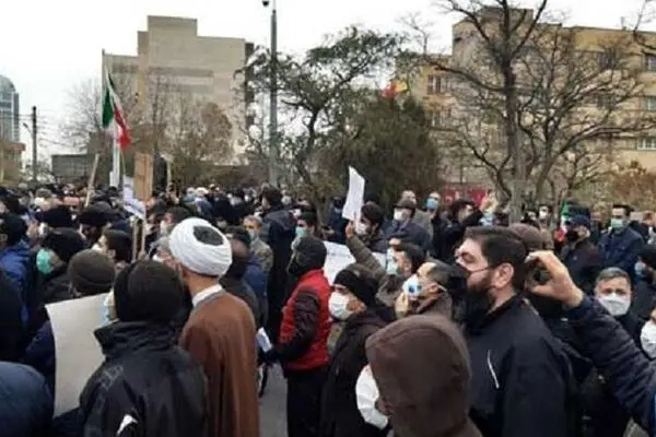 عکس: تجمع مردم تبریز در اعتراض به سخنان اردوغان