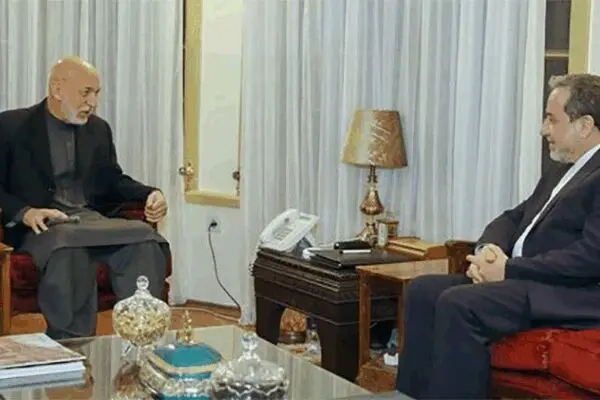 عراقچی با حامد کرزای دیدار کرد